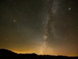 Captivating view of the Milky Way against the starry night sky in Death Valley National Park.