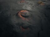A close up of a person's face in the water