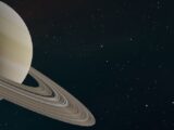 Stunning visual of Saturn and its iconic rings against the backdrop of space.