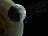 an artist's rendering of an exoplaned planet