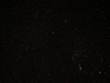 black and white starry night