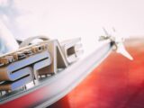 white and red boat on water