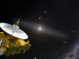 an artist's rendering of a satellite in space